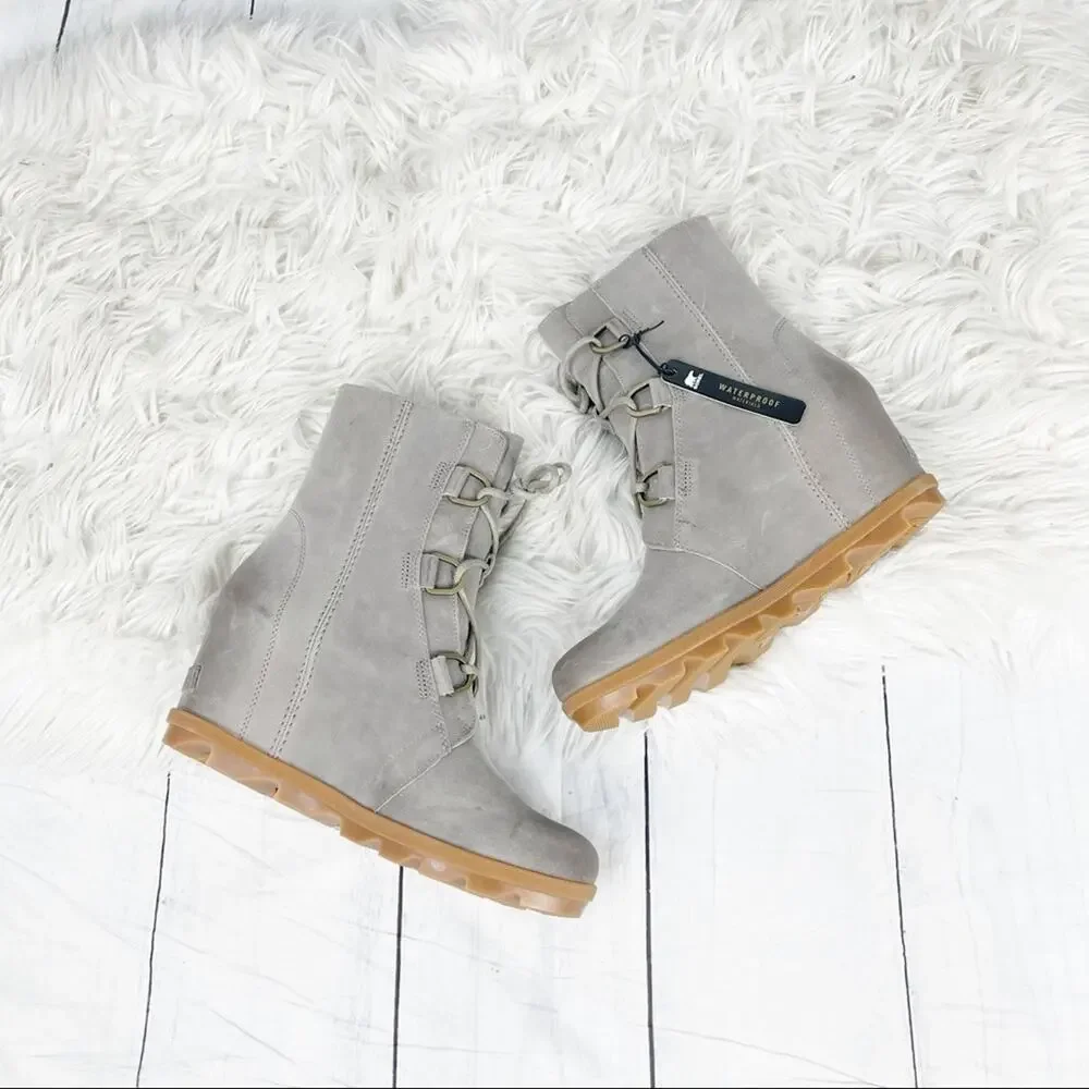 Sorel Women's Joan of Arctic Tan Wedge‎ ll - In Kettle leather Size 11 NEW